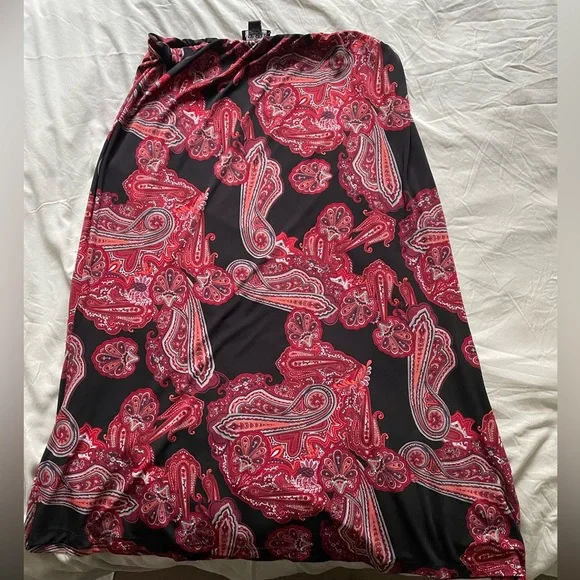 MY SIZE stretchy paisley skirt - Picture 5 of 5
